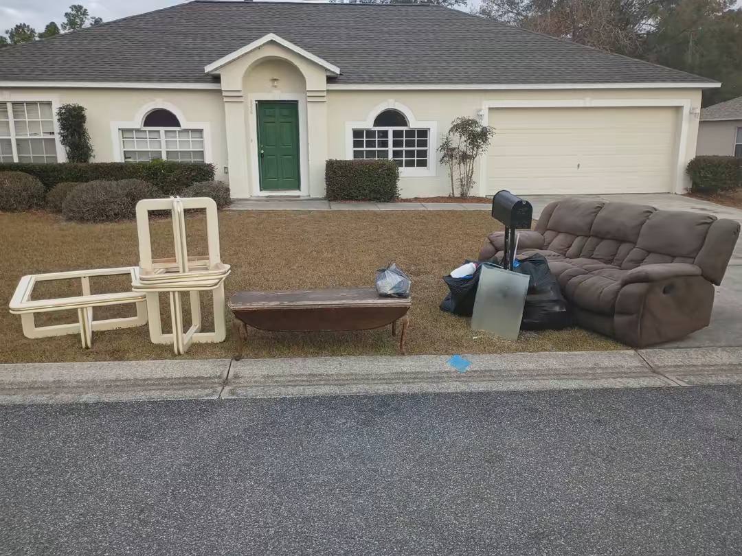 Furniture and junk removal from curb